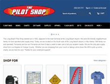 Tablet Screenshot of longbeachpilotshop.com